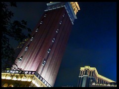 The Campanile outside the Venetian, a copy of the original in Venice.